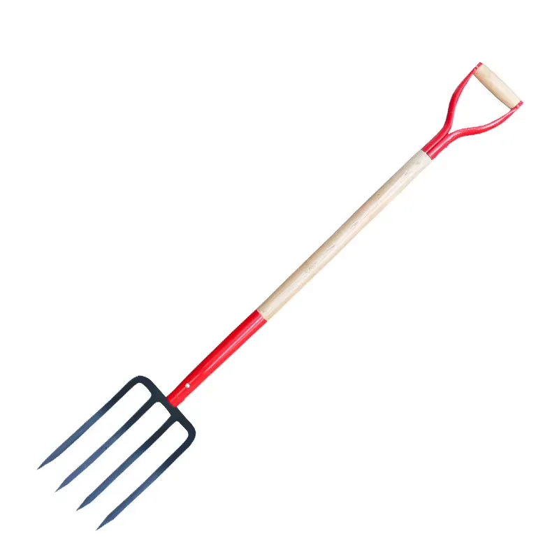 Vier-tandige stalen ijzeren vo - Spade Digging Fork recensie en prijs