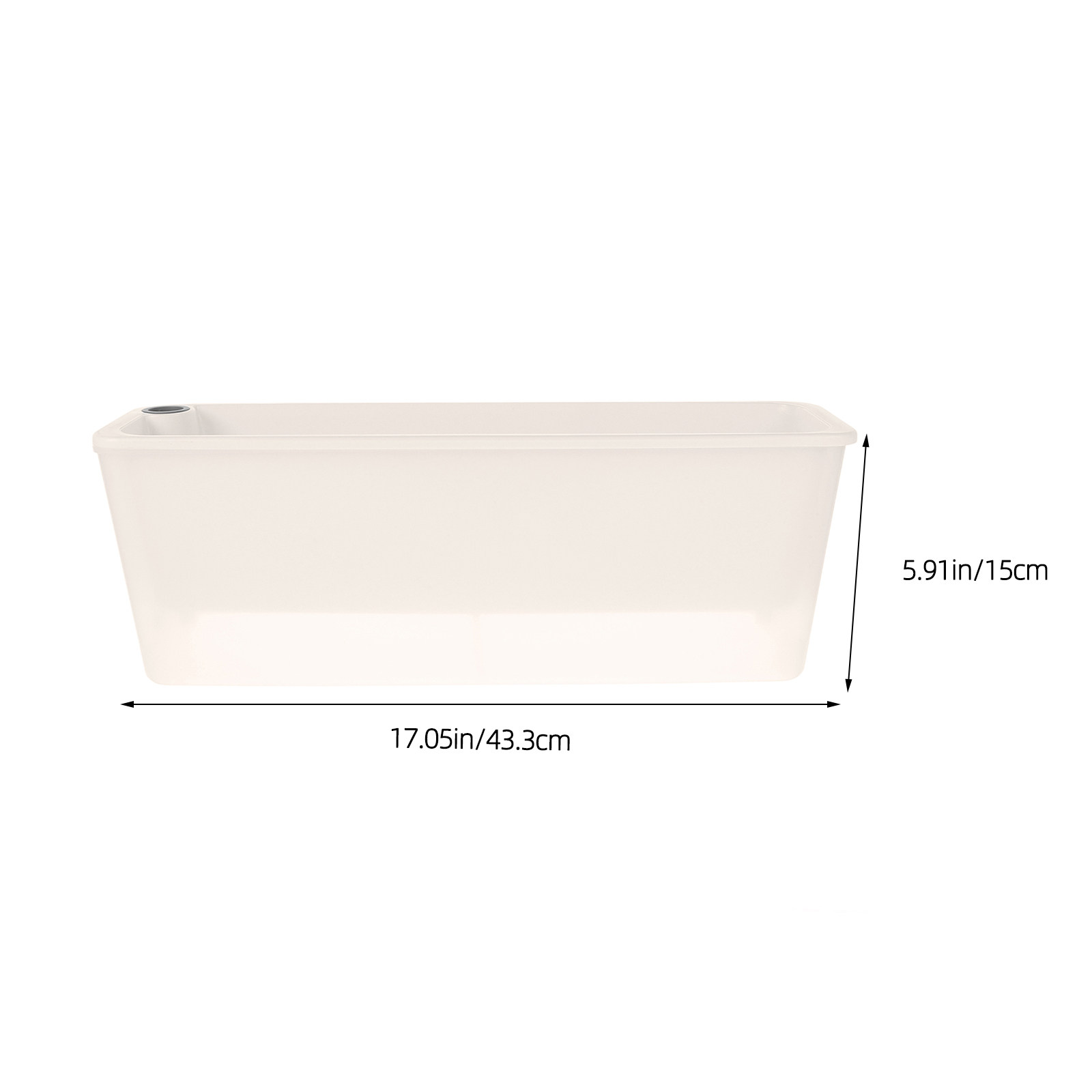 Rechthoekige, smalle plantenba - Self-Watering Planter recensie en prijs